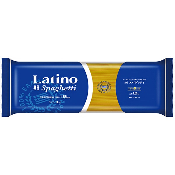 富永貿易 ラティーノ #6スパゲッティ 1kg×12袋入×(2ケース)