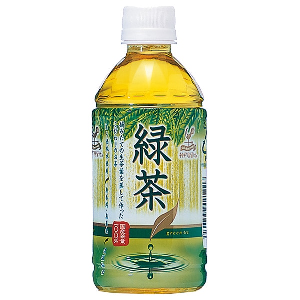 富永貿易 神戸居留地 緑茶 350mlペットボトル×24本入