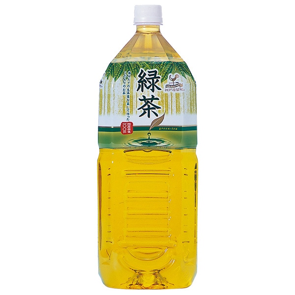 富永貿易 神戸居留地 緑茶 2Lペットボトル×6本入×(2ケース)