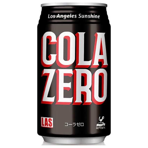 富永貿易 神戸居留地 Lasコーラゼロ 350ml缶×24本入×(2ケース)