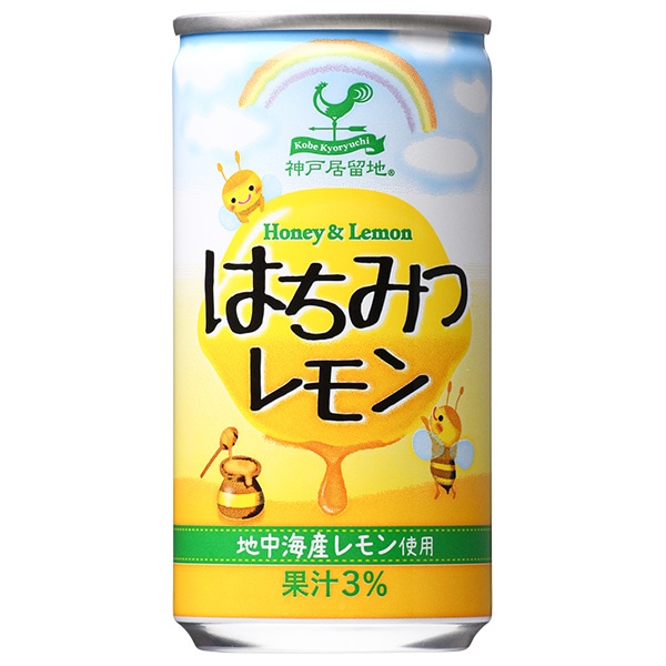 富永貿易 神戸居留地 はちみつレモン 185g缶×30本入