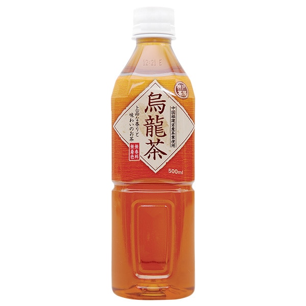 富永貿易 神戸茶房 烏龍茶 500mlペットボトル×24本入×(2ケース)