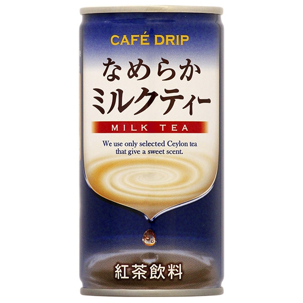 富永貿易 カフェドリップ なめらかミルクティー 185g缶×30本入