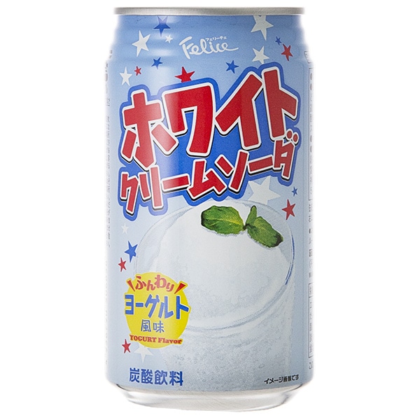 富永貿易 フェリーチェ ホワイトクリームソーダ 350ml缶×24本入