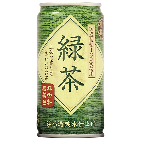 富永貿易 神戸茶房 緑茶 185g缶×30本入