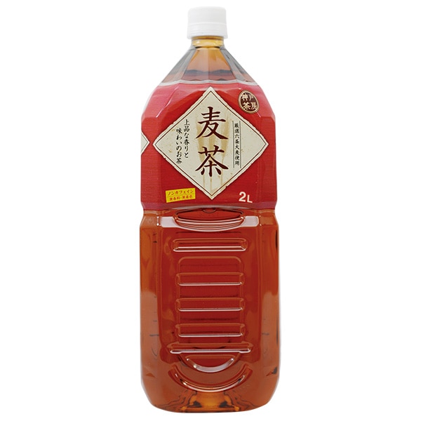 富永貿易 神戸茶房 麦茶 2Lペットボトル×6本入×(2ケース)