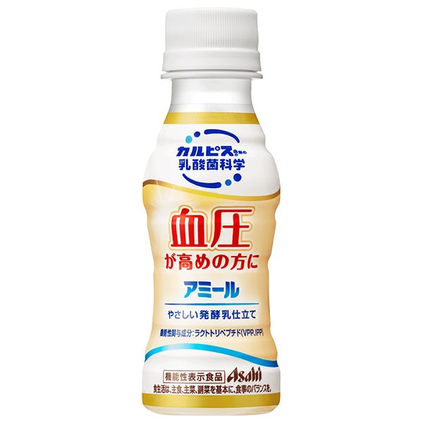 アサヒ飲料 乳酸菌科学 アミールW 【機能性表示食品】 100mlペットボトル×30本入×(2ケース)