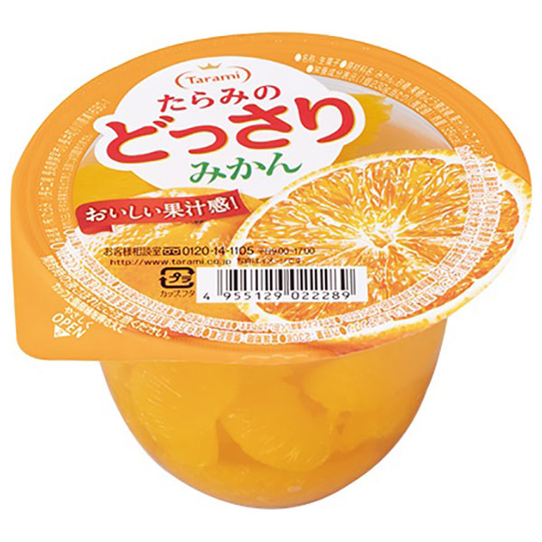 たらみ たらみのどっさり みかんゼリー 230g×24(6×4)個入×(2ケース)