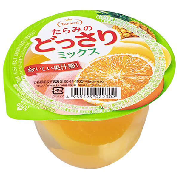 たらみ たらみのどっさり ミックスゼリー 230g×24(6×4)個入