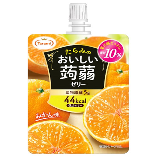 たらみ おいしい蒟蒻ゼリー みかん味 150gパウチ×30本入