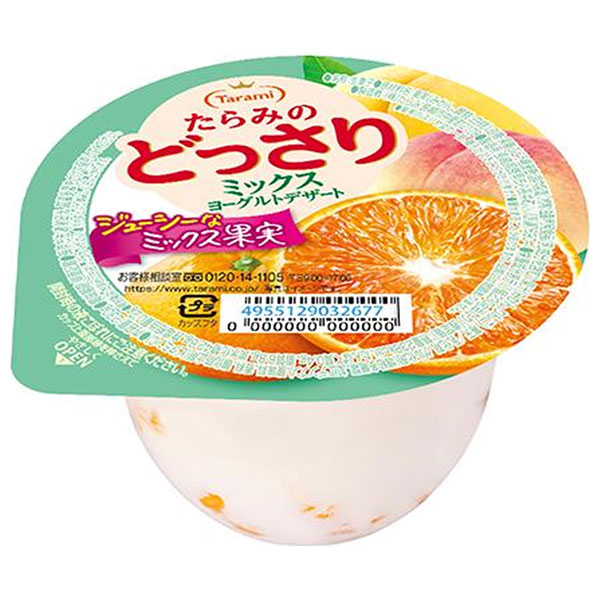 たらみ たらみのどっさり ミックスヨーグルトデザート 230g×24(6×4)個入