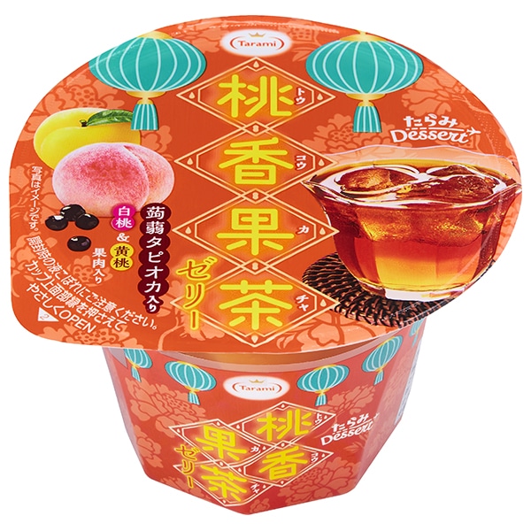 たらみ たらみDessert 桃香果茶ゼリー 230g×24(6×4)個入×(2ケース)