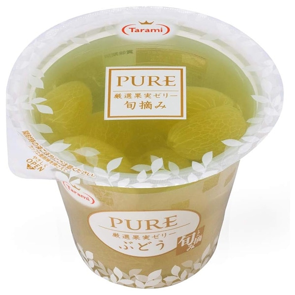 たらみ PURE ぶどうゼリー 270g×18(6×3)個入×(2ケース)