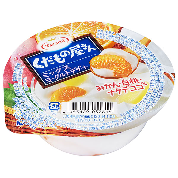 たらみ くだもの屋さん ミックスヨーグルトデザート 160g×36(6×6)個入