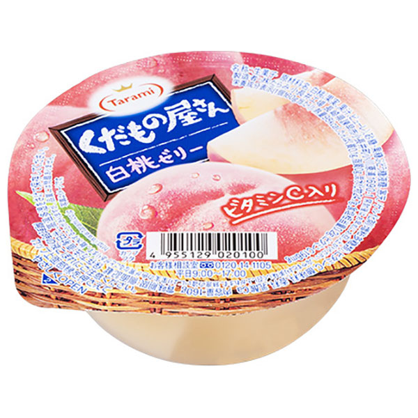 たらみ くだもの屋さん 白桃ゼリー 160g×36(6×6)個入×(2ケース)