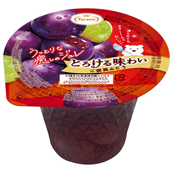 たらみ とろける味わい ご褒美ぶどう 200g×24(6×4)個入