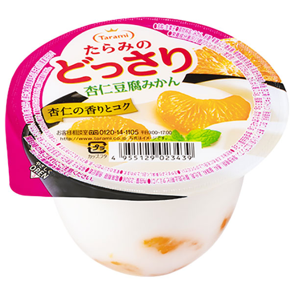 たらみ たらみのどっさり 杏仁豆腐みかん 230g×24(6×4)個入
