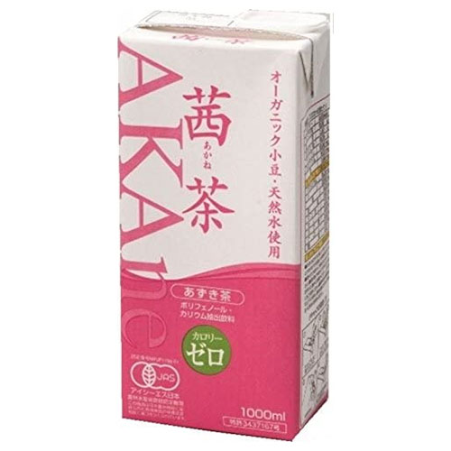 遠藤製餡 茜茶 1L紙パック×6本入×(2ケース)