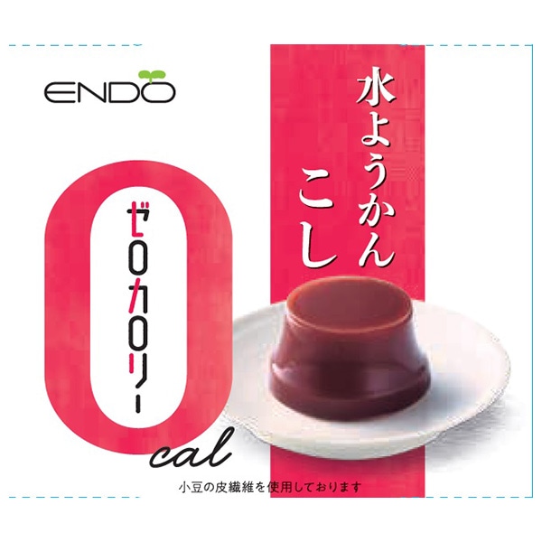 遠藤製餡 ゼロカロリー 水ようかん こし 90g×24個入×(2ケース)