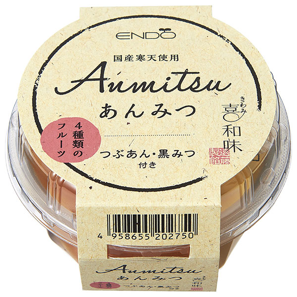 遠藤製餡 喜和味 あんみつ 250g×24(6×4)個入×(2ケース)