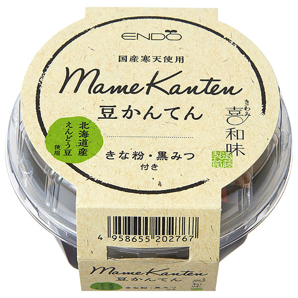 遠藤製餡 喜和味 豆かんてん 250g×24(6×4)個入