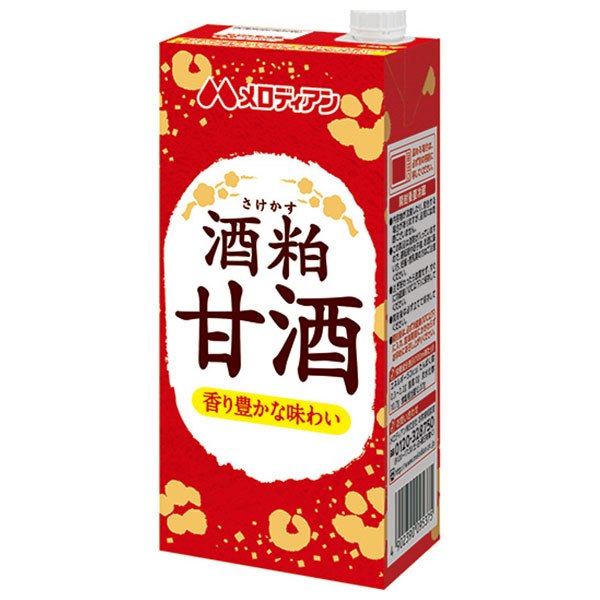 メロディアン 酒粕甘酒 1000ml紙パック×6本入×(2ケース)