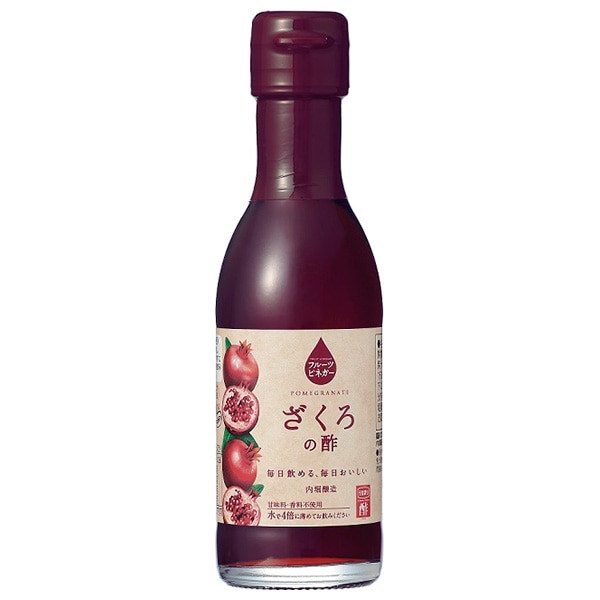 内堀醸造 フルーツビネガー ざくろの酢 150ml瓶×6本入×(2ケース)
