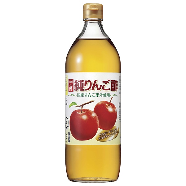 内堀醸造 純りんご酢 900ml瓶×6本入×(2ケース)