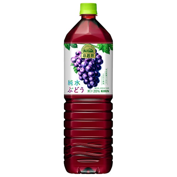 キリン 小岩井 純水ぶどう 1.5Lペットボトル×8本入×(2ケース)