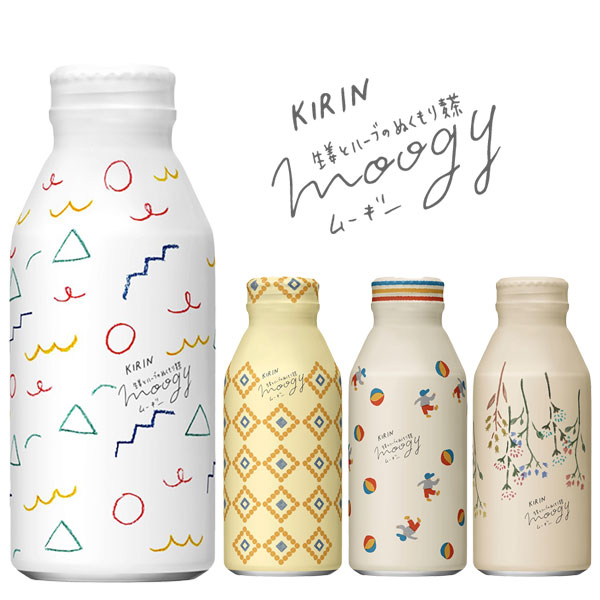 キリン 生姜とハーブのぬくもり麦茶 moogy(ムーギー) はじめましてBOX 375gボトル缶×24本入