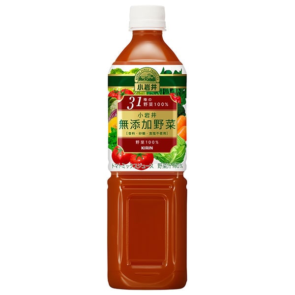 キリン 小岩井 無添加野菜 31種の野菜100% 915gペットボトル×12本入
