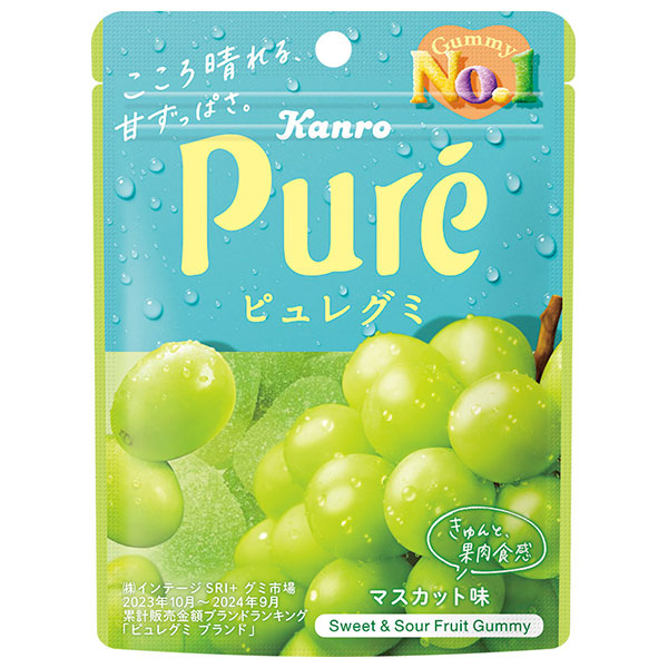 カンロ ピュレグミ マスカット 56g×6袋入×(2ケース)