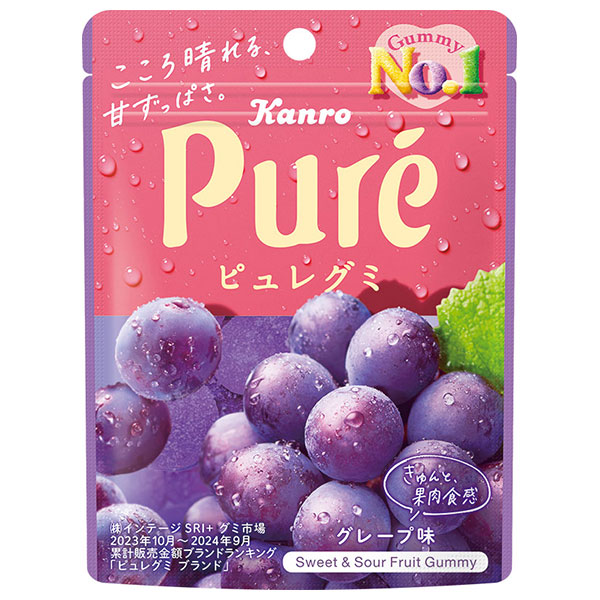 カンロ ピュレグミ グレープ 56g×6袋入×(2ケース)