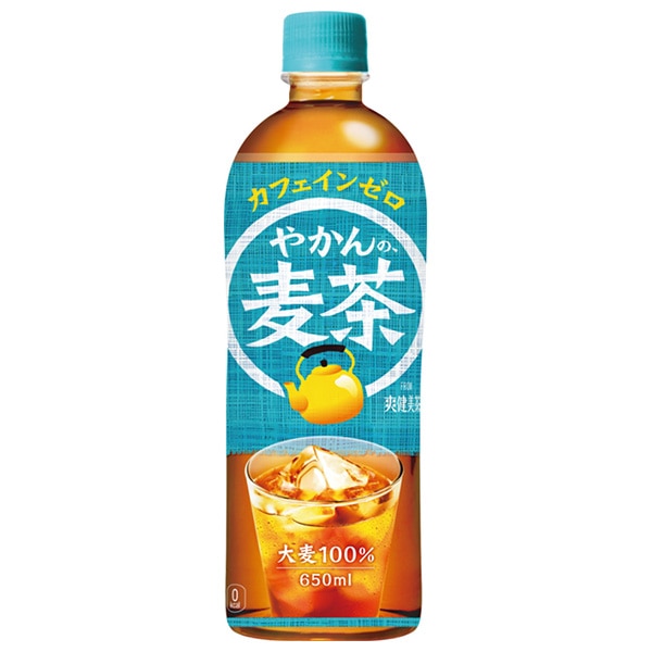 コカコーラ やかんの麦茶 from 爽健美茶 650mlペットボトル×24本入