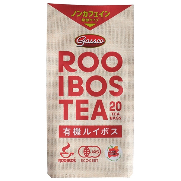 ガスコ 有機ルイボスティー20TB(発酵タイプ) 40g(2g×20袋)×48個入