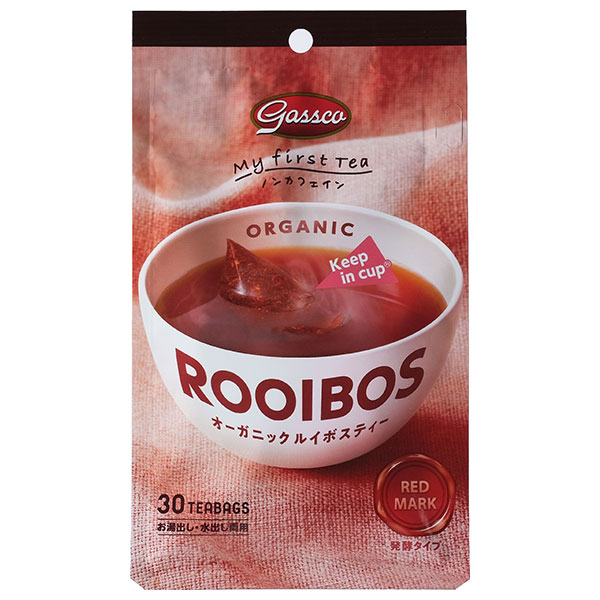 ガスコ Gass(ガス) オーガニックルイボスティー ティーバッグ (1.8g×30袋)×24個入