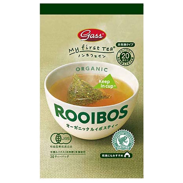 ガスコ Gass(ガス) オーガニックルイボスティー(非発酵タイプ) 45g(1.5g×30袋)×24個入