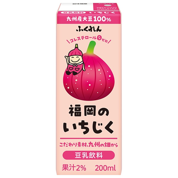 ふくれん 豆乳飲料 いちじく 200ml紙パック×24本入