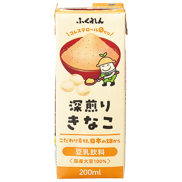ふくれん 豆乳飲料 きなこ 200ml紙パック×24本入