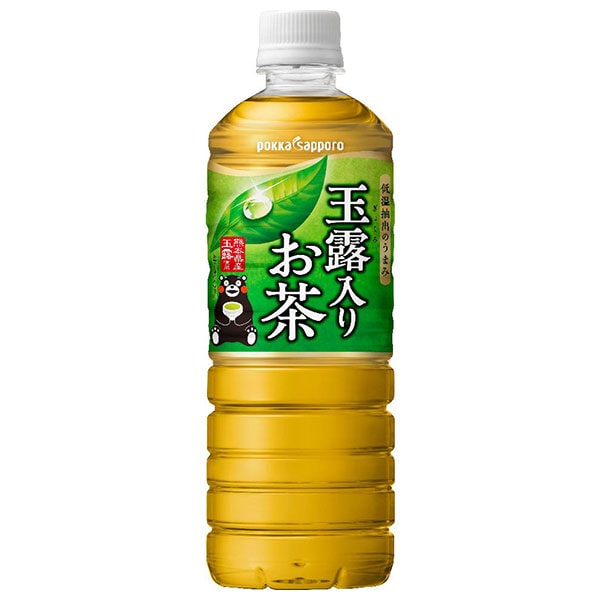 ポッカサッポロ 玉露入りお茶 600mlペットボトル×24本入×(2ケース)