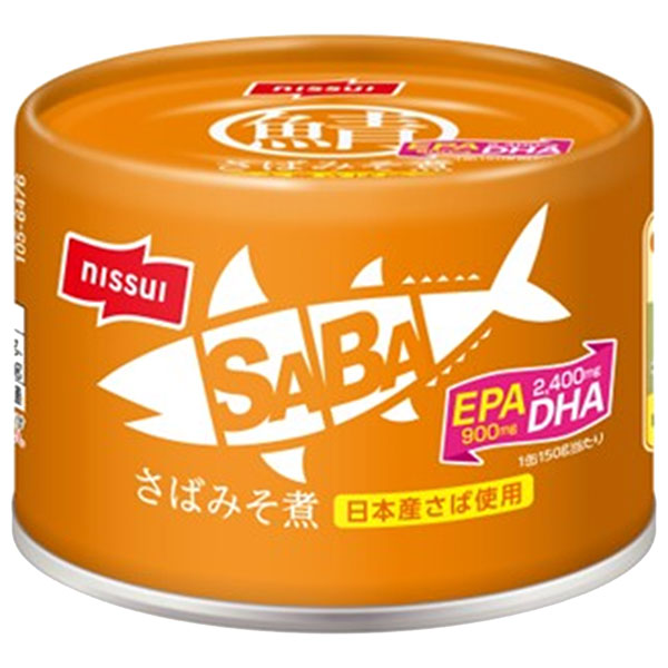 ニッスイ SABA さばみそ煮 150g缶×24個入×(2ケース)