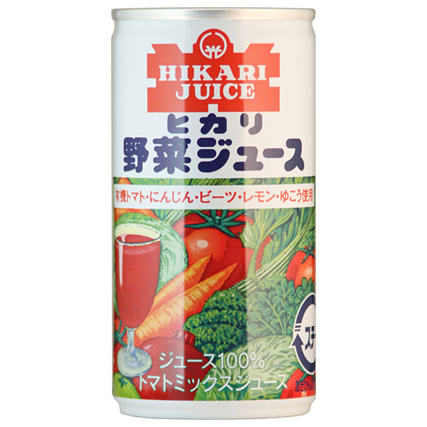 光食品 野菜ジュース 有塩 190g缶×30本入