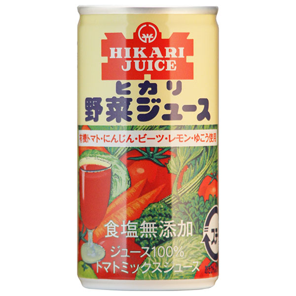 光食品 野菜ジュース 食塩無添加 190g缶×30本入×(2ケース)