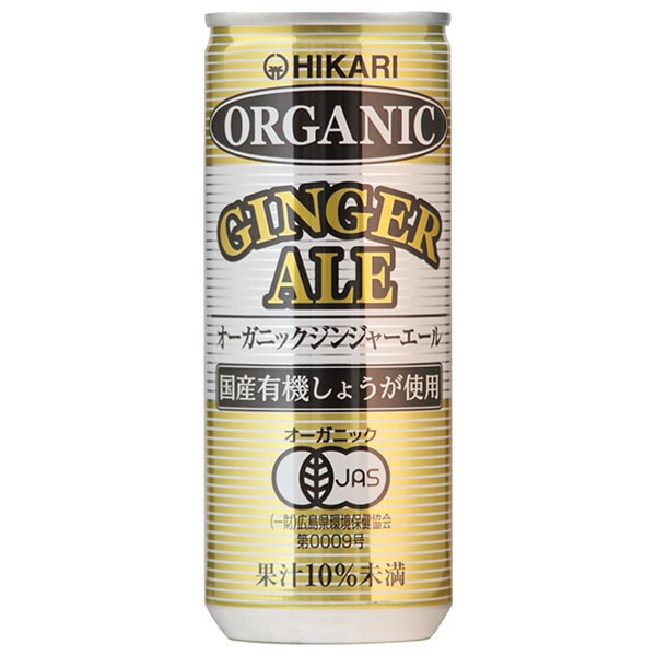 光食品 オーガニックジンジャエール 250ml缶×30本入