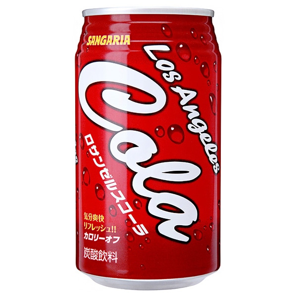 サンガリア ロサンゼルスコーラ 350g缶×24本入×(2ケース)