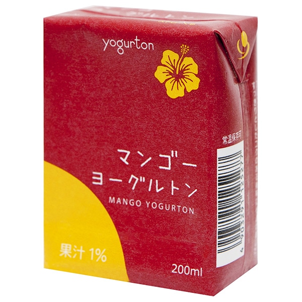 ヨーグルトン乳業 マンゴー ヨーグルトン 200ml紙パック×16本入