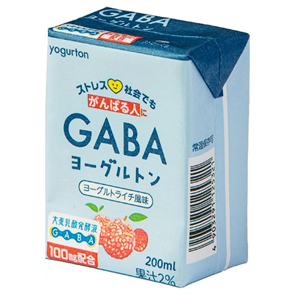 ヨーグルトン乳業 GABA ヨーグルトン 200ml紙パック×16本入×(2ケース)
