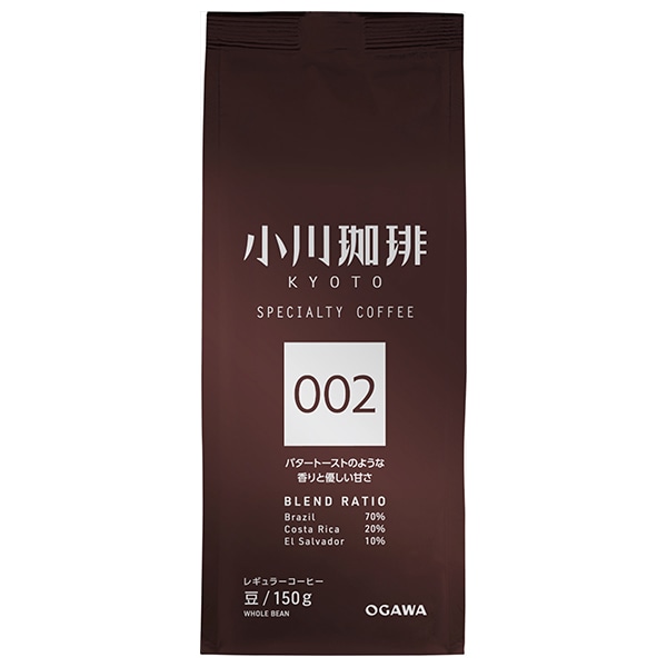 小川珈琲 スペシャルティコーヒーブレンド 002 豆 150g×24袋入×(2ケース)
