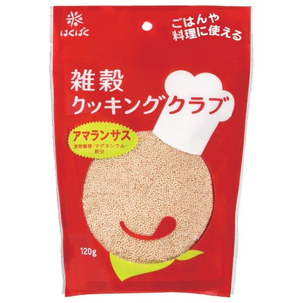 はくばく 雑穀クッキングクラブ アマランサス 120g×8袋入