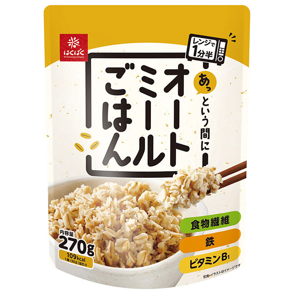 はくばく オートミールごはん 270g×6個入×(2ケース)